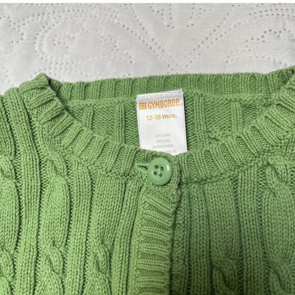 Gymboree Cable Knit Cardigan Sweater 12–18m - Picture 5 of 5